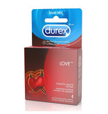 Durex Condoms Durex Love Lubricated Condoms 4 Pack