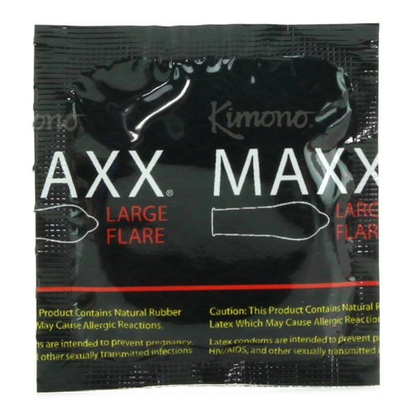 Kimono Condoms Kimono Maxx Large Flare Condoms 12 Pack