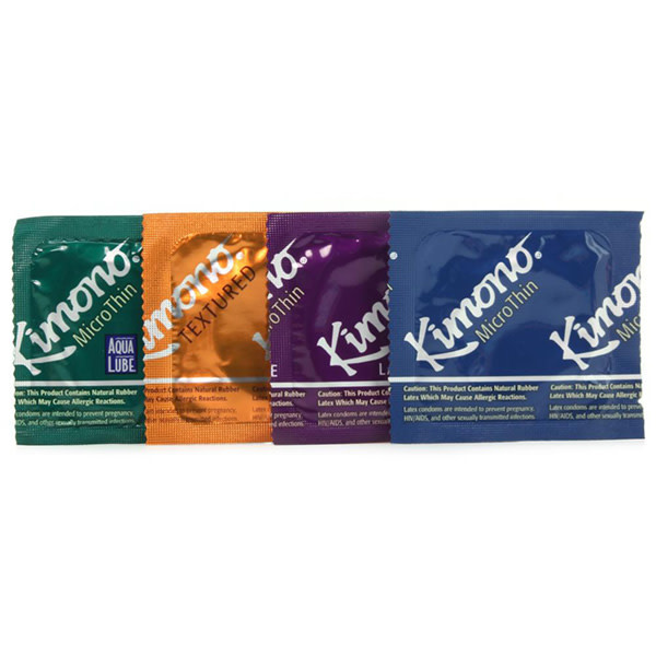 Kimono Condoms Kimono MicroThin Variety Pack Condoms   24 Pack