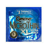 Kimono Condoms Kimono MicroThin XL Condoms 12 Pack