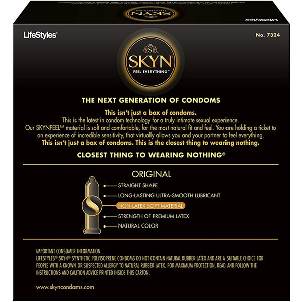 LifeStyles Condoms LifeStyles Skyn Polyisoprene Condoms 24 Pack