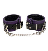 BMS Enterprises Punishment Purple Suede Ankle Cuffs
