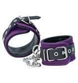 BMS Enterprises Punishment Purple Suede Ankle Cuffs