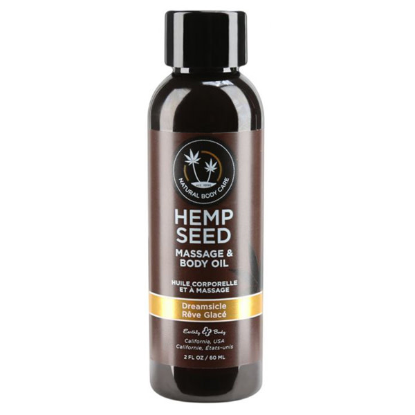 Earthly Body Earthly Body Hemp Seed Massage Oil 2 oz (60 ml)