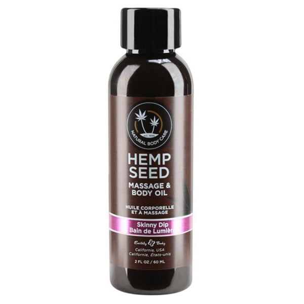 Earthly Body Earthly Body Hemp Seed Massage Oil 2 oz (60 ml)