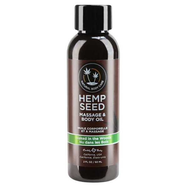 Earthly Body Earthly Body Hemp Seed Massage Oil 2 oz (60 ml)