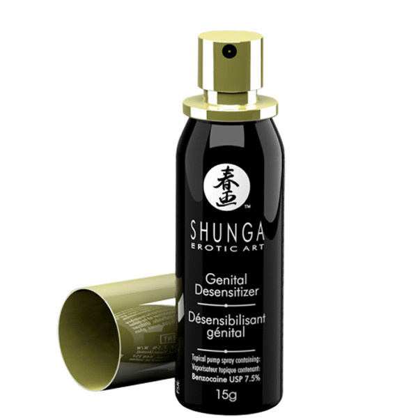 Shunga Shunga Male Genital Desensitizer Spray 0.53 oz (15 g) (Benzocaine 7.5%)