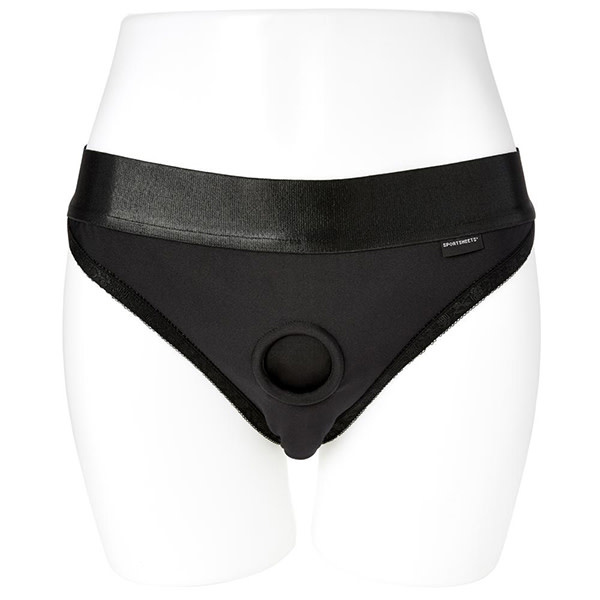 Sportsheets Em-Ex Silhouette Crotchless Harness
