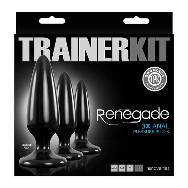 NS Novelties Renegade Pleasure Plug Anal Trainer Kit
