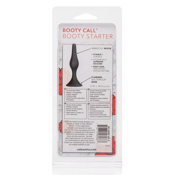 Cal Exotics Booty Call Booty Starter Plug (Black)