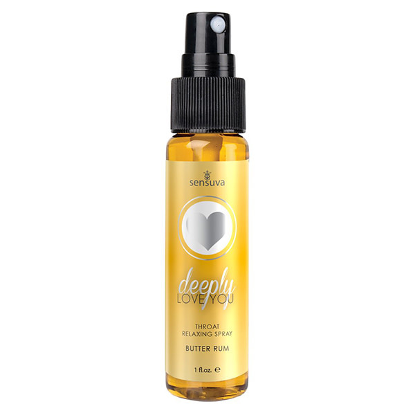 Sensuva Deeply Love You Throat Relaxing Spray: Butter Rum (1 oz)