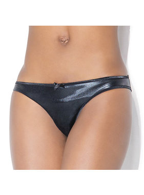 Coquette International Lingerie Wetlook Crotchless Panty