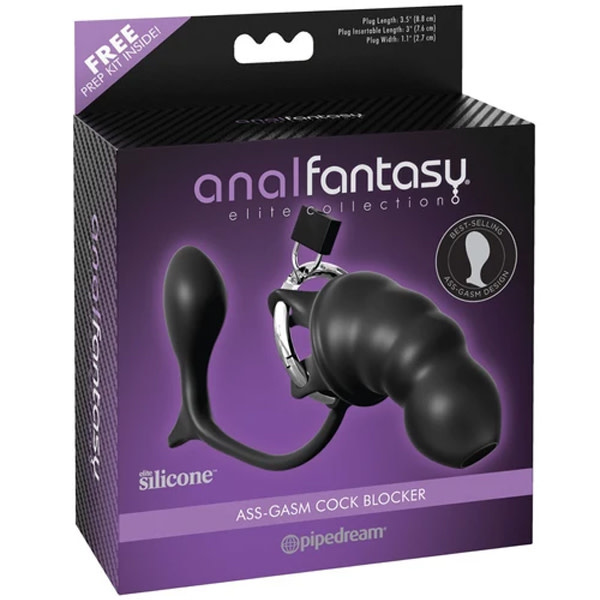 Pipedream Products Anal Fantasy Elite Ass-Gasm Cock Blocker