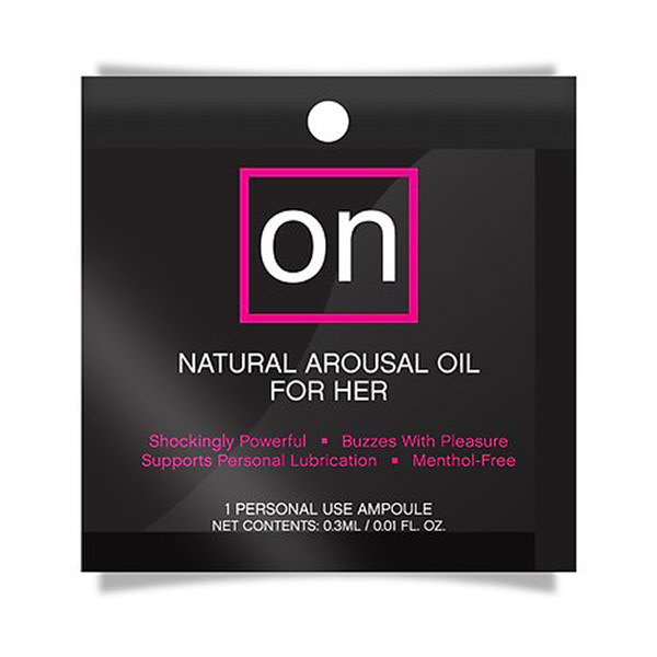 Sensuva ON Arousal Oil For Her: Original 0.01 oz (0.3 ml) Foil Pack