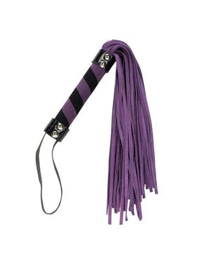 BMS Enterprises Punishment Purple Suede Bondage Whip