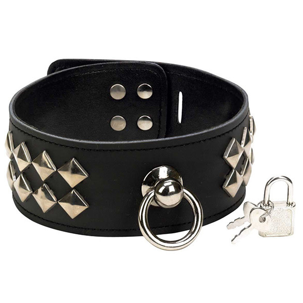 BMS Enterprises Punishment Black Studded Collar