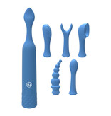 Doc Johnson Toys iVibe Select iQuiver 7 Piece Set (Periwinkle Blue)