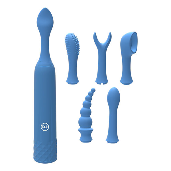 Doc Johnson Toys iVibe Select iQuiver 7 Piece Set (Periwinkle Blue)