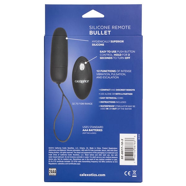 Cal Exotics Silicone Remote Bullet Vibe