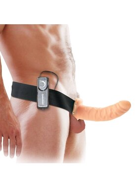Pipedream Products Fetish Fantasy 8" Vibrating Hollow Strap-On