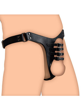Premium Products Leather Thong Male Chastity Belt
