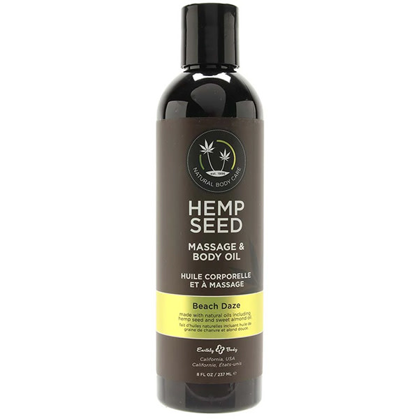 Earthly Body Earthly Body Hemp Seed Massage Oil 8 oz (237 ml)