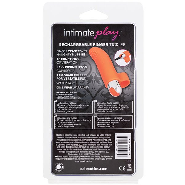 Cal Exotics Intimate Play Rechargeable Finger Tickler