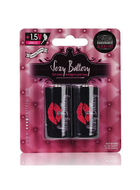 Batteries: C (2 Pack) [Sexy Battery]