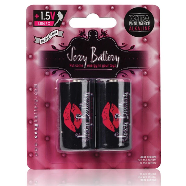Batteries: C (2 Pack) [Sexy Battery]