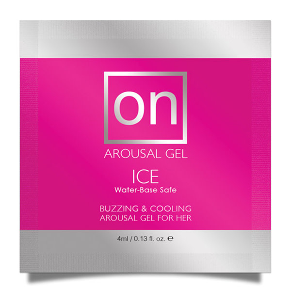 Sensuva ON Ice Female Arousal Gel  [Foil Pack] 0.13 oz/4 ml