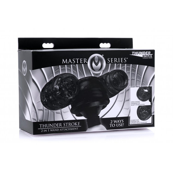 XR Brands Master Series Thunder Stroke 2-in-1 Wand Attachment
