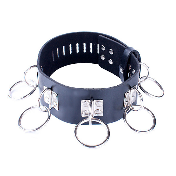 Premium Products Five-Ring Black Collar