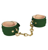 Spartacus Spartacus PU Ankle Cuffs w/Plush Lining (Green)