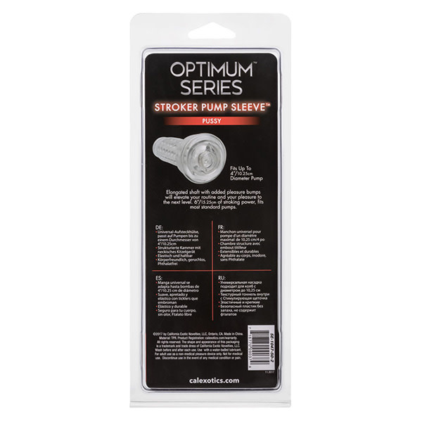 Cal Exotics Optimum Series Pussy Stroker Pump Sleeve