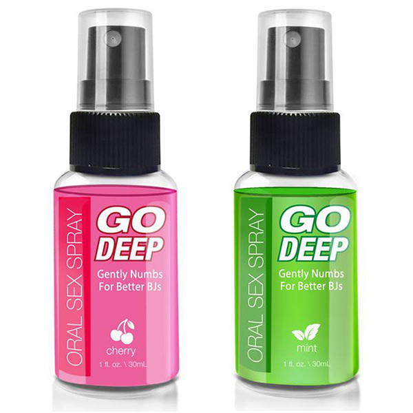 Topco Sales Go Deep Oral Sex Spray 1 oz (30 ml)