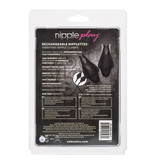 Cal Exotics Nipplettes Rechargeable Vibrating Clamps (Black)