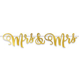 Beistle Company Mrs & Mrs Streamer (Gold)