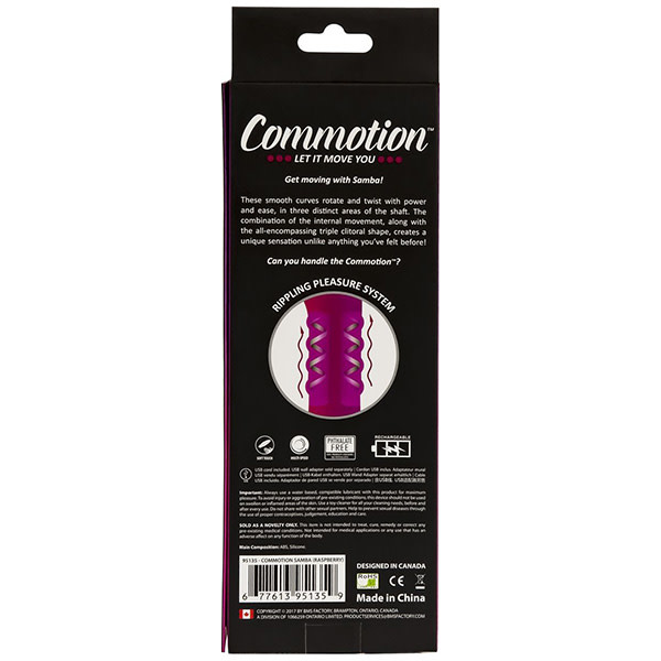 Commotion Samba Rippling Pleasure Vibe