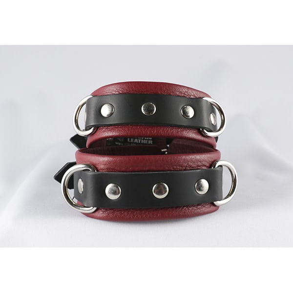 Aslan Leather Inc. Cherry Kink Ankle Cuffs