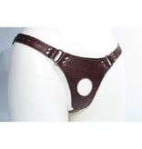 Aslan Leather Inc. Chocolate Jag Slim Harness
