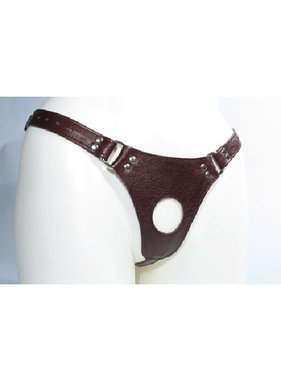 Aslan Leather Inc. Chocolate Jag Slim Harness