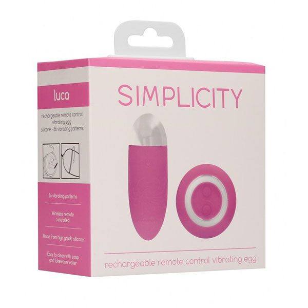 Shots America Toys Simplicity Luca Remote Egg Vibe