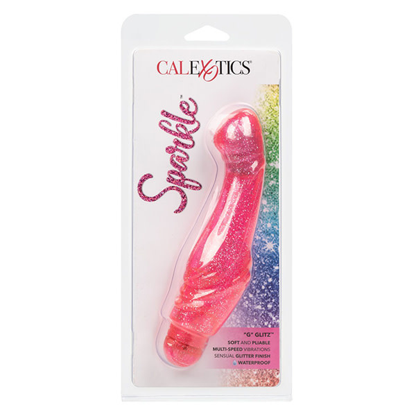 Cal Exotics Sparkle "G" Glitz Multi-Speed Vibe (Pink)