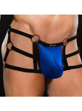 Baci Lingerie Bad Boy Strappy Open Back Blue Trunk