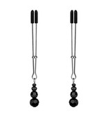 Electric Novelties Adjustable Beaded Tweezer Nipple Clips