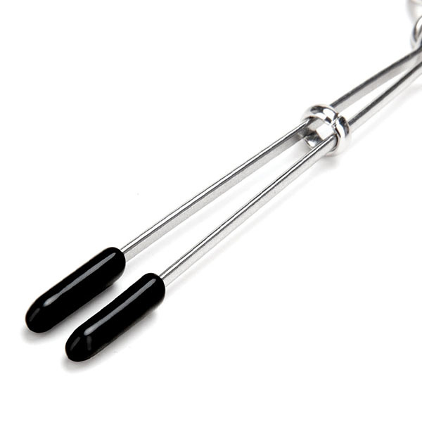 Electric Novelties Adjustable Beaded Tweezer Nipple Clips