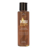 Sensuva Sizzle Lips: Warming Edible Massage Gel 4.2 oz (125 ml)