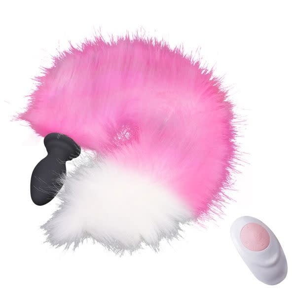 Premium Products Vibrating Remote Controlled Fox Tail Plug
