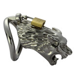 Premium Products Tiger's Head Stainless Steel Cock Cage