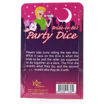 Kheper Games Bachelorette Bride to Be's Party Dice